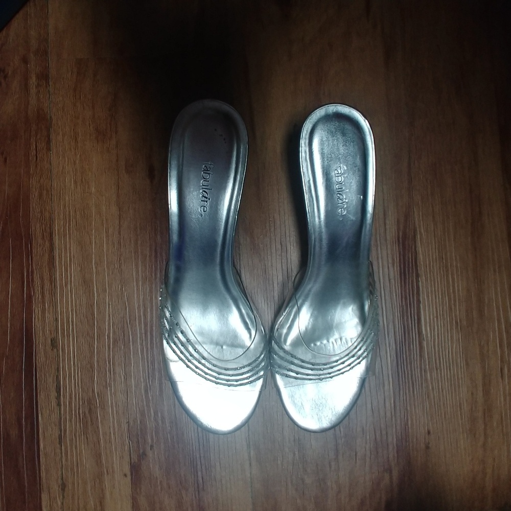 Fabulaire clear low heels